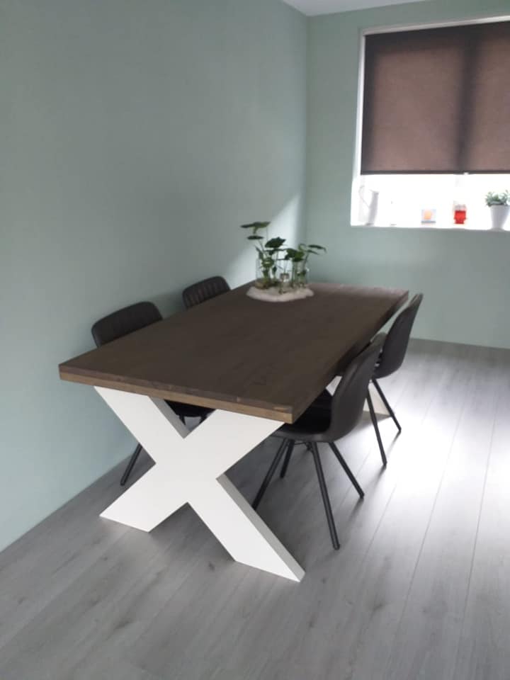 Steigerhouten tafel Simone - Afbeelding 3