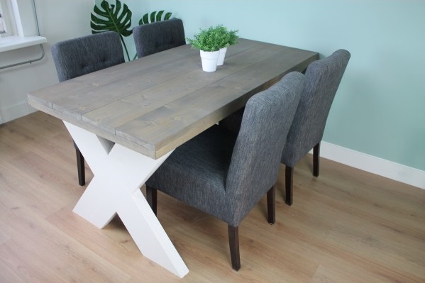 Steigerhouten tafel Simone