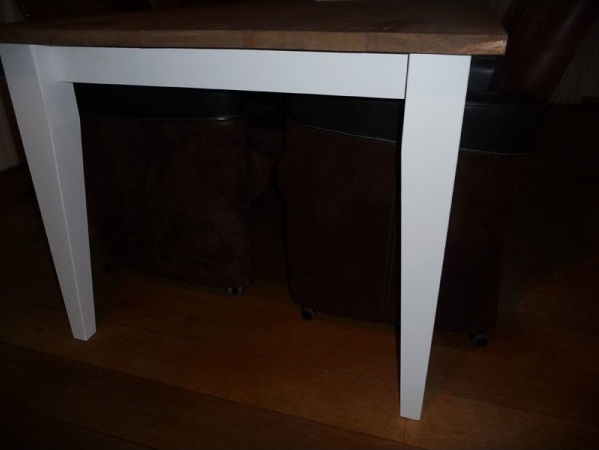Steigerhouten tafel Yenthe - Afbeelding 2