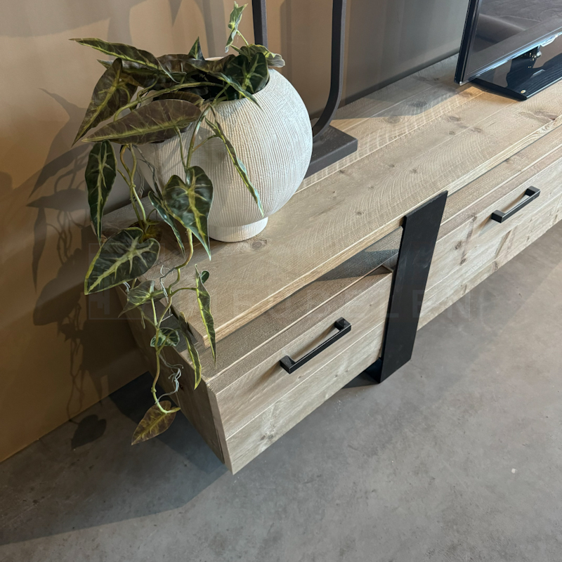 Steigerhouten TV Meubel Dennis - Afbeelding 4