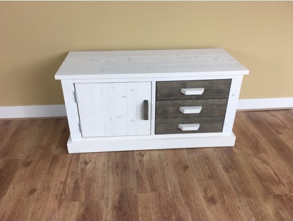 Steigerhouten TV Meubel Dorien - Afbeelding 3