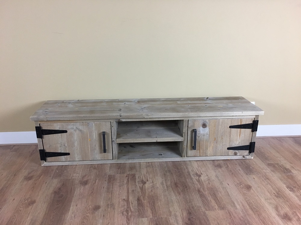 Steigerhouten TV Meubel Eva - Afbeelding 3