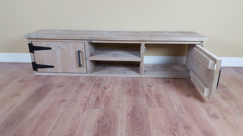 Steigerhouten TV Meubel Eva - Afbeelding 6