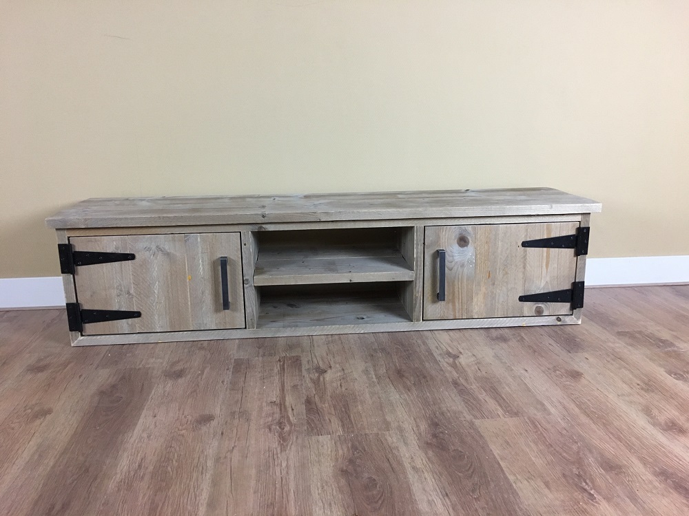 Steigerhouten TV Meubel Eva - Afbeelding 2