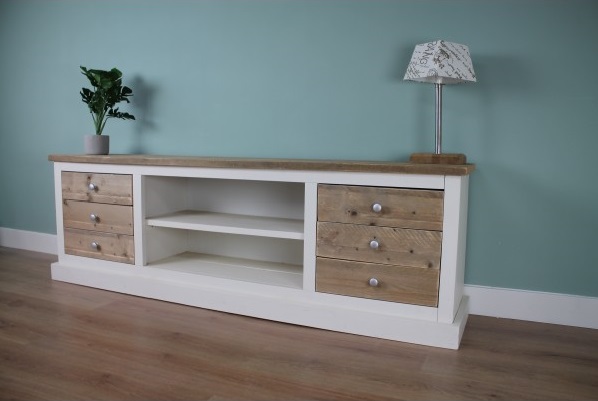 Steigerhouten TV Meubel Lana - Afbeelding 4