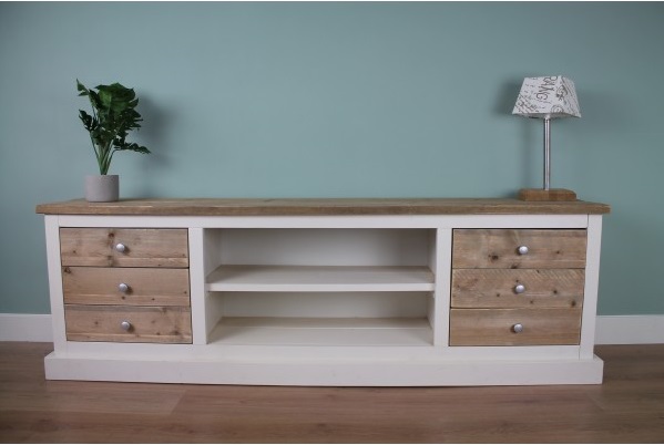 Steigerhouten TV Meubel Lana - Afbeelding 2