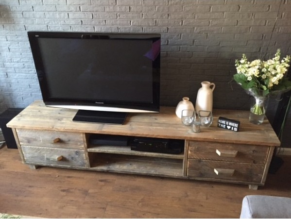 Steigerhouten TV Meubel Manon - Afbeelding 3