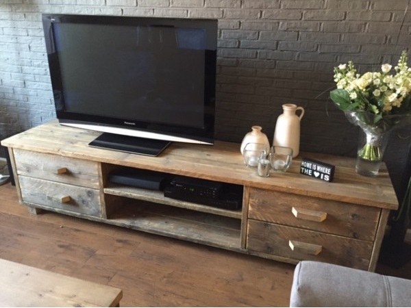 Steigerhouten TV Meubel Manon - Afbeelding 2