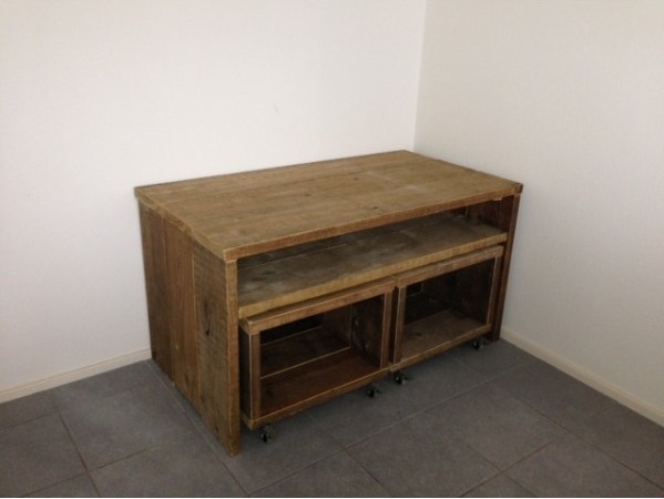 Steigerhouten TV Meubel Milano - Afbeelding 3