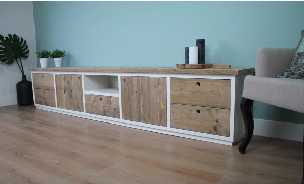 Steigerhouten TV Meubel Olivia - Afbeelding 3