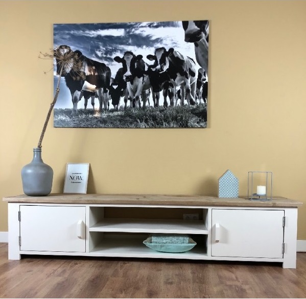 Steigerhouten TV Meubel Romy - Afbeelding 2