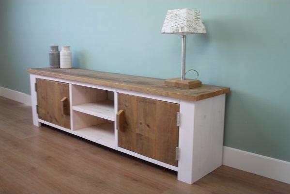 Steigerhouten TV Meubel Roos - Afbeelding 5