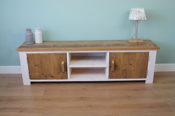 Steigerhouten TV Meubel Roos - Afbeelding 2