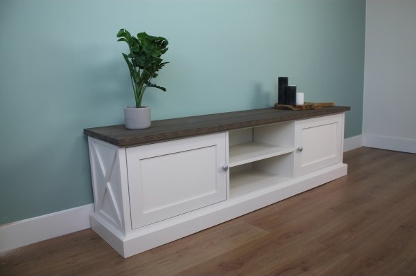 Steigerhouten TV Meubel Rosa - Afbeelding 3