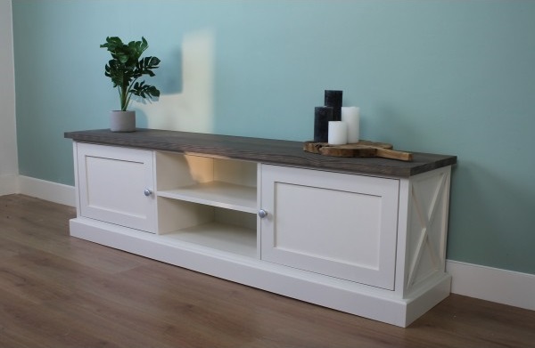 Steigerhouten TV Meubel Rosa - Afbeelding 4