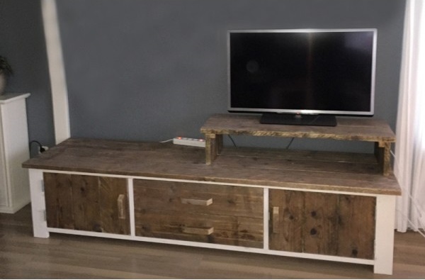 Steigerhouten TV Meubel Saskia - Afbeelding 2