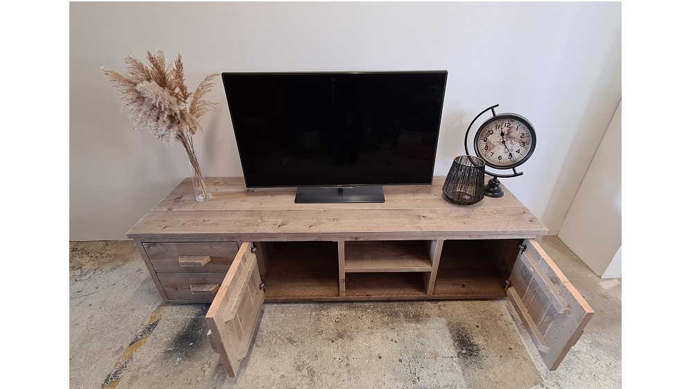 Steigerhouten TV Meubel Seff - Afbeelding 3