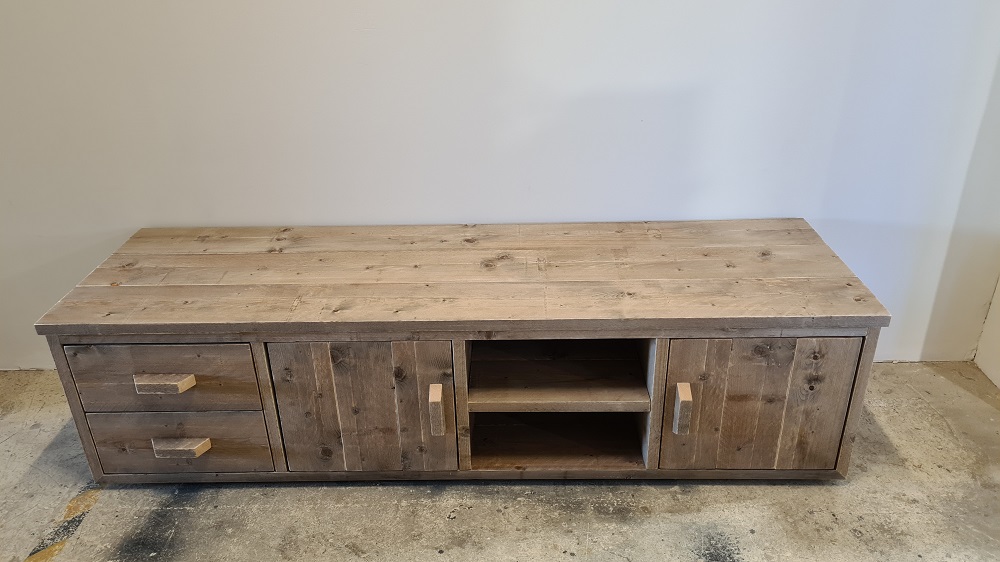 Steigerhouten TV Meubel Seff - Afbeelding 7