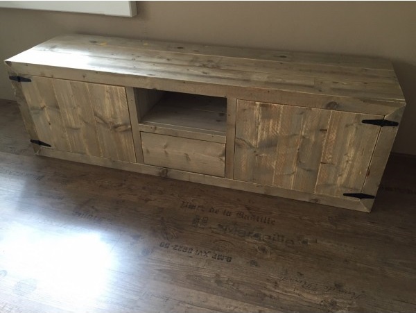 Steigerhouten TV Meubel Stijn - Afbeelding 2