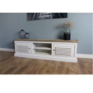 Steigerhouten TV Meubel Tess - Vissegraat