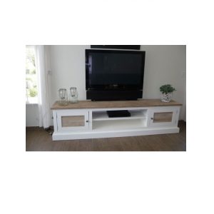 Steigerhouten TV Meubel Vienna - Oud