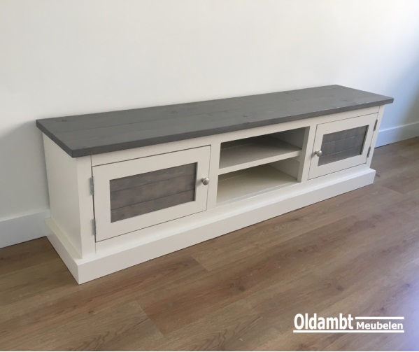 Steigerhouten TV Meubel Vienna - Afbeelding 8