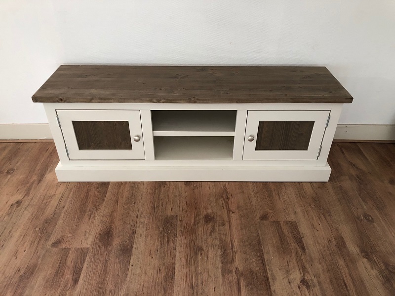 Steigerhouten TV Meubel Vienna - Afbeelding 3