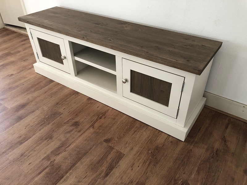 Steigerhouten TV Meubel Vienna - Afbeelding 4