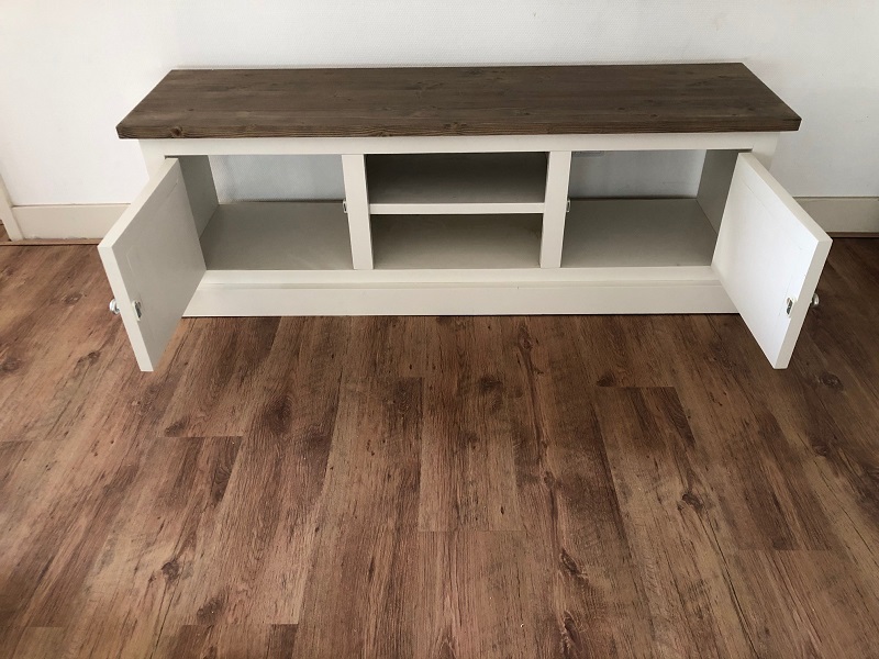 Steigerhouten TV Meubel Vienna - Afbeelding 5