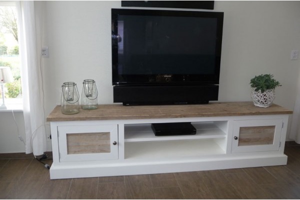 Steigerhouten TV Meubel Vienna - Oud - Afbeelding 2