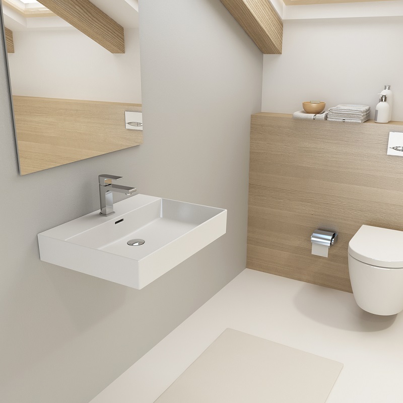 Plieger Kansas wastafel met 1 kraangat - Afbeelding 5