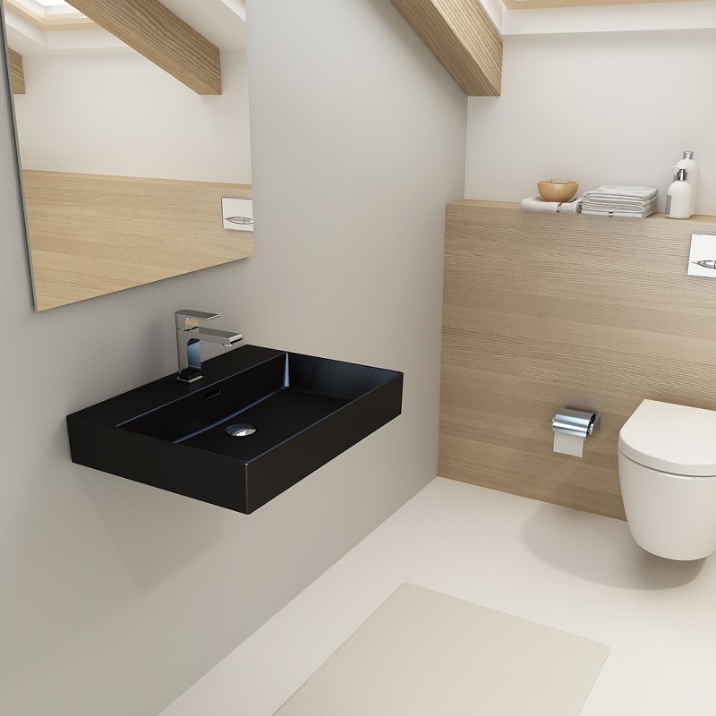 Plieger Kansas wastafel met 1 kraangat - Afbeelding 2